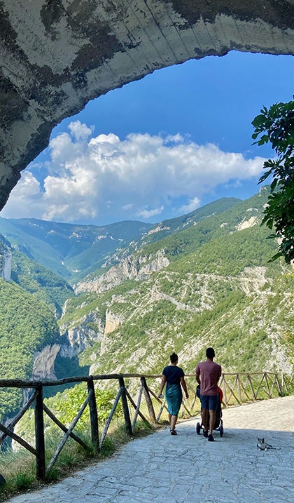 The Tiscione Family Hiking